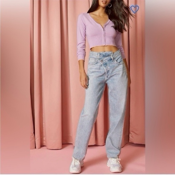 NEW Agolde Women’s Criss Cross Upsized Jeans - Picture 5 of 14